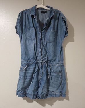 Sanctuary Light Blue Denim Romper